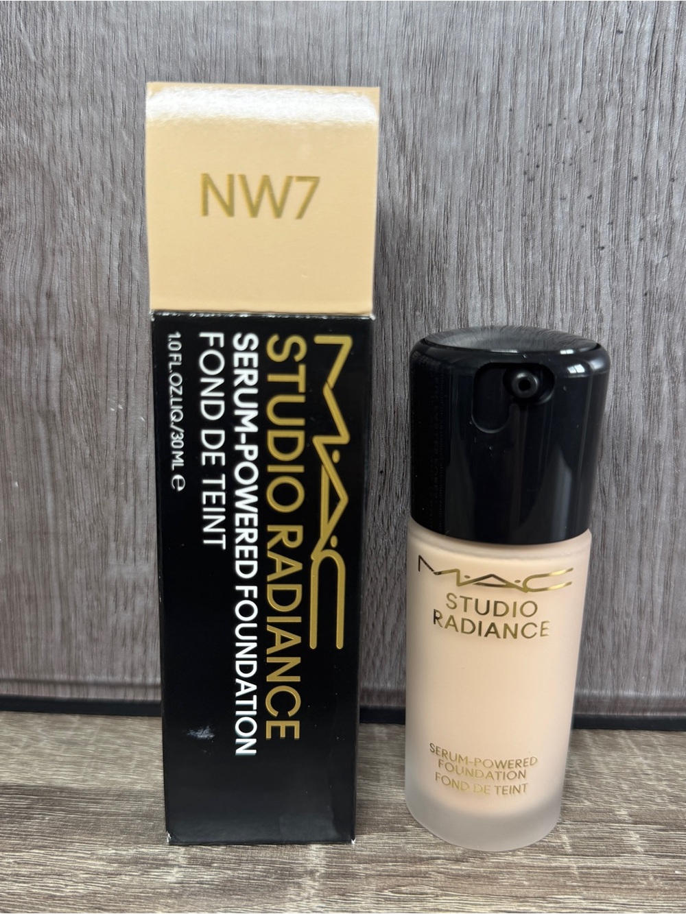 Mac Studio Radiance Serum-powered Foundation 12H Wear 24H Hydration NW7 NIB